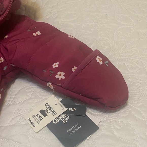 OshKosh B'gosh Pink Floral Snowsuit - Picture 8 of 10